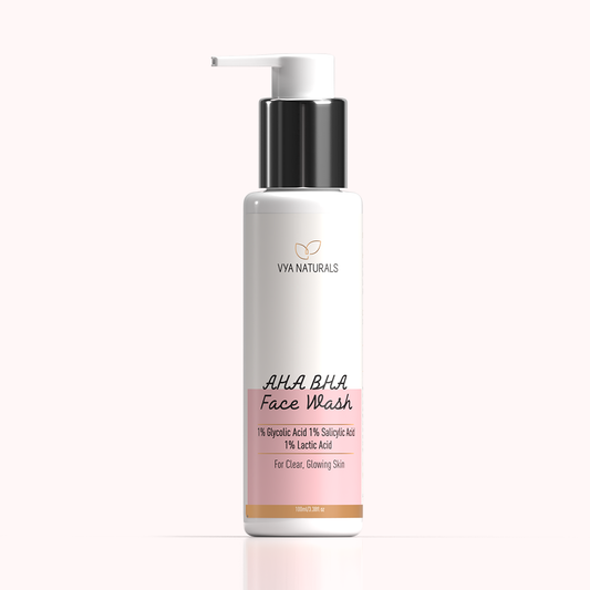 Vya Naturals AHA BHA Face Wash